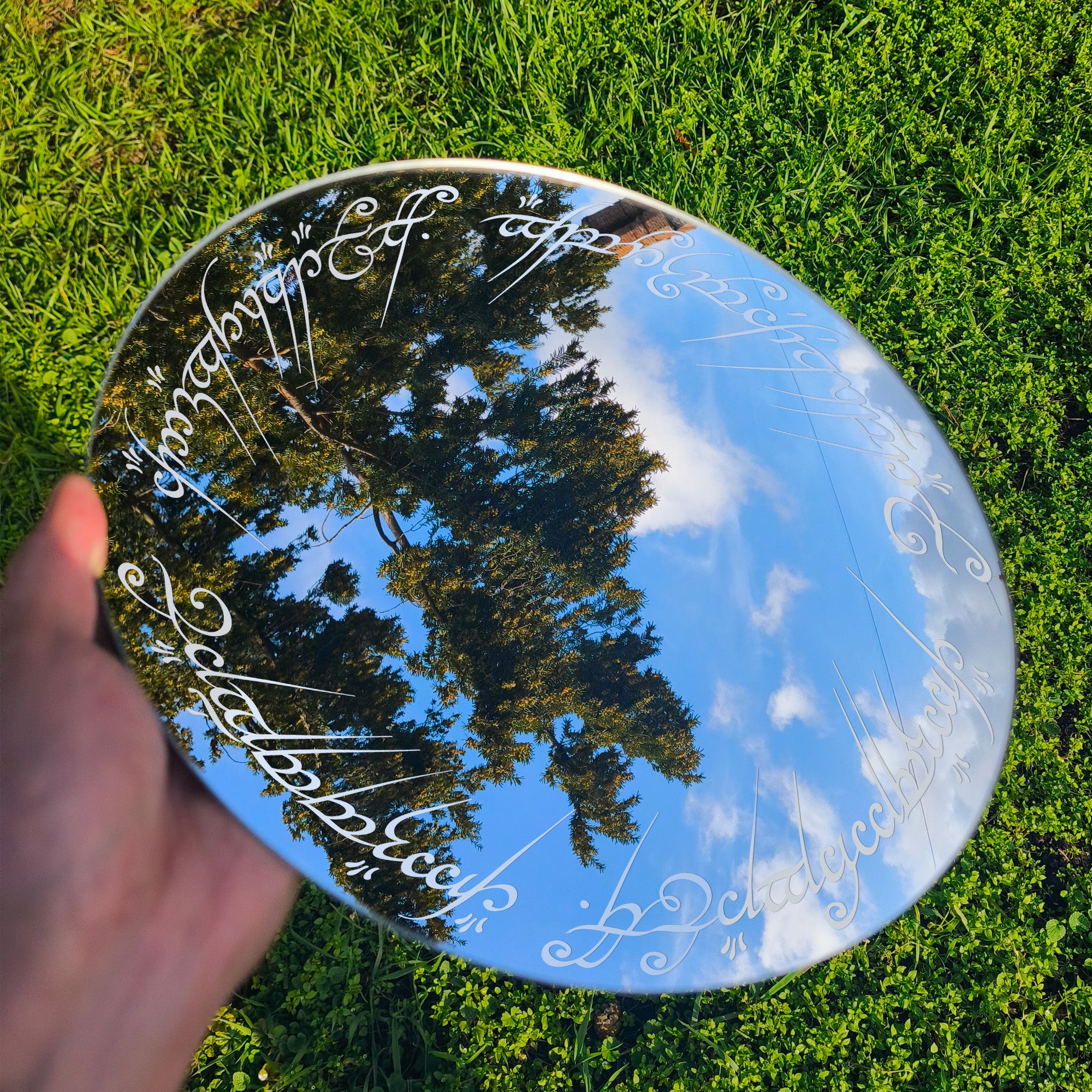 Elvish Inscription Acrylic Mirror