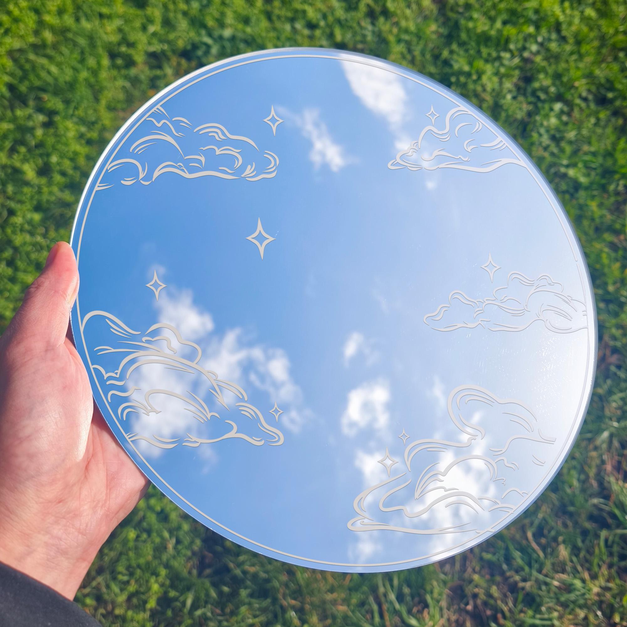 Celestial Clouds Mirror